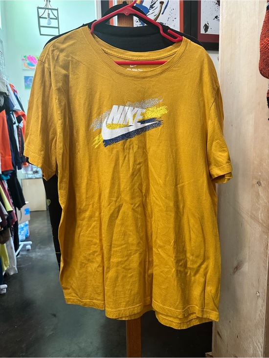 Nike Other - Nike The Nike Tee Graphic T-Shirt Mustard Yellow